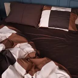 Простыня MirSon Сатин 22-1370 Royal Chess 110х160 см (2200010474053)