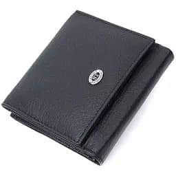 Гарний гаманець для жінок із натуральної шкіри ST Leather 22709 чорний