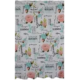 Шторка для ванной VanStore Roxen с узором 240 x 200 см (63114)