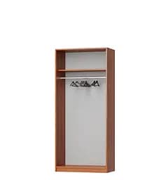 Шафа-купе дводверна MebelStar Уні AL ДСП/Дзеркало 90x60x210 см Дуб тахо (MBS-3503) - мініатюра 2