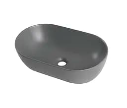 Умивальник накладний Mixxus Premium Ellipse-0109 500x300x140 мм MP6653, Графит - мініатюра 7