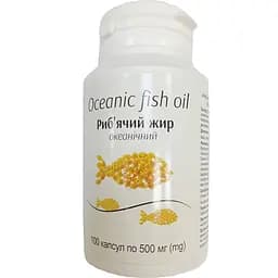Диетическая добавка Рыбий жир океанический 500 мг 100 капсул