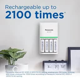 Акумулятор Panasonic BK-3MCDE/4CP Eneloop NI-MH AA 2000 мАг 4 шт. - мініатюра 5