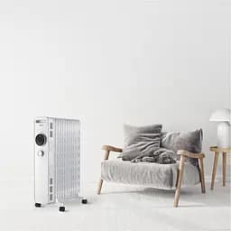 Масляний обігрівач Kumtel KUM-1240S White [119526] - мініатюра 6
