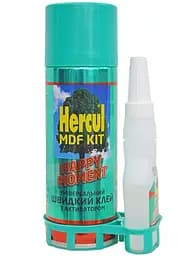 Суперклей 2К аерозольний Hercul MDF KIT 200 мл + 50 г