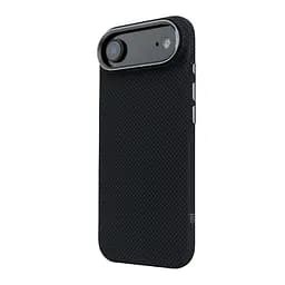 Карбоновый чехол для Apple iPhone 17 Air, LikeCarbon2 MagCase, черный, тонкий защитный чехол-панель из поликарбоната с магнитами N52, MagSafe, противоударный, совместим с беспроводной зарядкой, приподнятые края для защиты камеры, ArmorStandart (ARM88380) - мініатюра 5