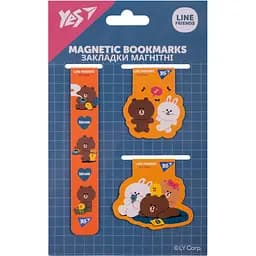Набір закладинок магнітних Yes Line Friends 30 шт. (708357)