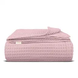 Плед-покрывало Cosas Sakura Greek Waffle вафельный 160х230 см розовый (Blanket_03Sakura_GreekWaffle_160x230)