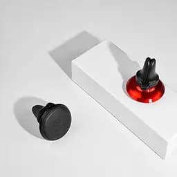 Тримач в машину Baseus Magnetic Air Vent Car Mount With Cable Clip червоний (16105) - мініатюра 5