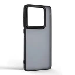 Противоударный чехол для Motorola Edge 60 Fusion 5G/60 5G, Frame, черный, панель-накладка, термополиуретан TPU + поликарбонат PC, защита всего корпуса, защита кнопок и камеры, устойчив к деформациям, ArmorStandart (ARM85839) - мініатюра 2