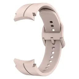 Ремінець для Samsung Galaxy Watch 4 40mm - рожево-бежевий ширина кріплення 20мм силікон розмір L Watchbands Five Classic (W10-6WB49549134) - мініатюра 2
