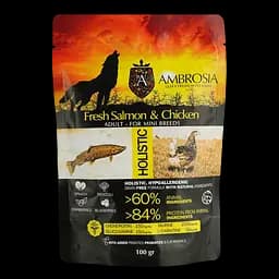 Набір дегустаційного сухого корму для дорослих собак Ambrosia Grain Free 200 г (2 шт. х 100 г) - мініатюра 3
