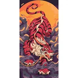 Картина за номерами "Тигр, що підкрадається" Art Craft 11593-AC 40х80 см