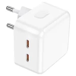 МЗП Borofone BA76A Source PD35W (2USB-C) White - мініатюра 2