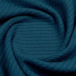 Плед-покривало Cosas Knitted Braid Ocean косичка 160х230 см (Blanket_63Ocean_KnittedBraid_160x230) - мініатюра 3