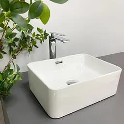 Умивальник VBI Arabba S white накладний VBI-013500, Білий