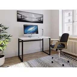 Стіл комп'ютерний письмовий для дому та офісу в стилі лофт II FMX-1 Білий