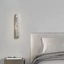 Настінний світильник Line F з імітацією текстури каменю 39х9 см білий Арт. 2087-90*385 LED 3000-6000K WHITE