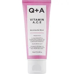 Мультивітамінна маска для обличчя Q+A Vitamin A.C.E. Warming Gel Mask 75 мл