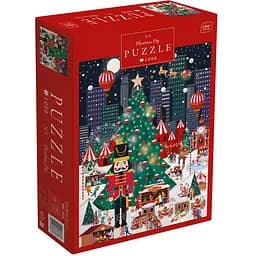 Пазли тришарові Interdruk Christmas City 1000 шт. (376367)