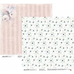 Бумага для скрапбукинга "Emotion & Romance" 2 двухсторонняя 30.48х30.48см 200г/м² Rosa Talent