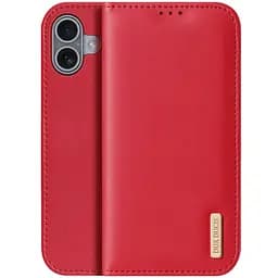 Чохол-книжка Dux Ducis Hivo для Apple iPhone 16, 6.1 Red