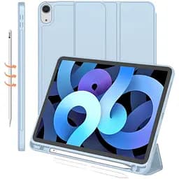 Чохол-книжка CDK Еко-шкіра силікон Smart Case cлот стилус для Apple iPad Air 10.9" 4gen 2020 (015026) white