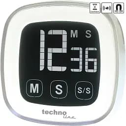 Таймер кухонний Technoline KT400 Magnetic Touchscreen White (KT400) - мініатюра 4
