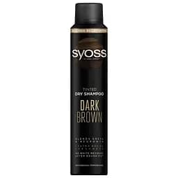Сухий шампунь Syoss Dark Brown з тонуючим ефектом, 200 мл