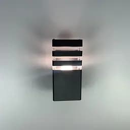 Вуличний світильник в чорному корпусі | Line F | Арт. 8024-1W BK