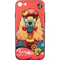 Чохол-накладка PUZOO TPU with UV Printing Punk Phone iPhone 7/8/SE 2020 Red