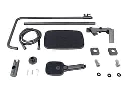 Душова система універсальна Qtap Gemini Gunmetal Black PVD з виливом QTGEM111GMB45688 - мініатюра 7