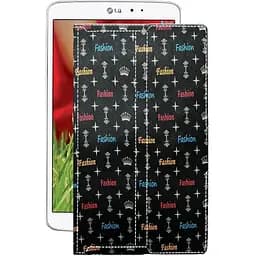 Чехол StatusCASE из экокожи для планшета LG G Pad 8.3 v500 Фэшн черный