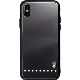 Чохол-накладка Remax Batili Series Glass Case Apple iPhone X Black