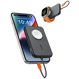 Портативное зарядное устройство V0567 емкостью 5000 мАч для iPhone со встроенным кабелем