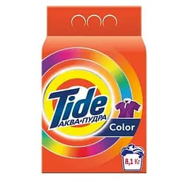 Пральний порошок Tide Аква-Пудра Color 16.2 кг (2 шт. x 8.1 кг) - мініатюра 2