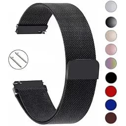 Ремінець BeCover Milanese Style для Xiaomi Amazfit Bip (20 mm) Lite/Bip S Lite/Bip 3/Bip 3 Pro/GTR 42 mm/GTS/TicWatch S2/TicWatch E/GTS 3/GTS 2 mini Gray (707681) - мініатюра 5