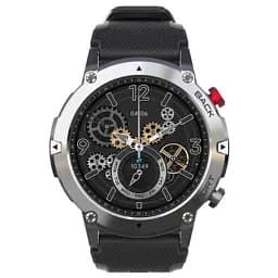 Смарт-годинник Lemfo LF26MAX силіконовий ремінець silver black (16361) - мініатюра 4