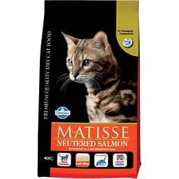 Сухой корм для стерилизованных кошек Farmina Matisse Neutered Salmon с лососем 400 г