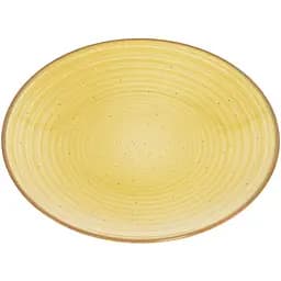 Тарілка десертна Ipec Grano 20 см жовта (30905189)