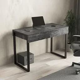 Компьютерный стол с двумя выдвижными ящиками Loft FHX-2 Бетон Темный