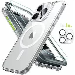 Чохол із склом ESR Classic Pro Case (HaloLock) Set Clear для iPhone 15 Pro (1A7230603)