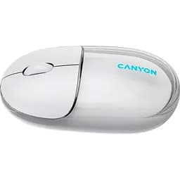 Миша Canyon OnClick 24 BT/ Wireless Transparent/White (CNS-CMSW24W) - мініатюра 8