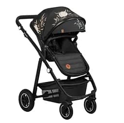 Универсальная коляска 3 в 1 Lionelo Amber Lovin, черная (LO-AMBER LOVIN (3in1))
