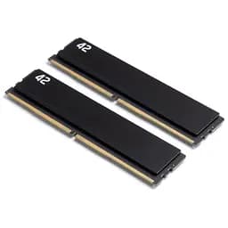 Модуль пам'яті для комп'ютера DDR5 32GB (2x16GB) 6000 MHz 42-Series eXceleram (E-42-009D-32) - мініатюра 2