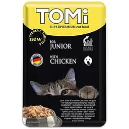 Вологий корм TOMi Superpremium Junior для кошенят консерви для кошенят, пауч 100г