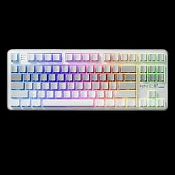 Клавіатура INPHIC K87 Black-Gold Switch Side Printed Gradient Grey