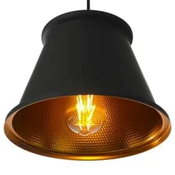 Люстра Brille лофт підвісна для кухні E27 60W BK (BL-383S/1) - мініатюра 2