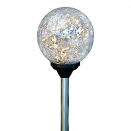 2 Crackle Glass Теплые белые солнечные фонари