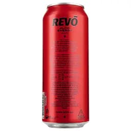 Упаковка енергетичного напою Revo Alco Energy Вишня 8.5% 12 л (0.5 л х 24 шт.) з/б - мініатюра 3